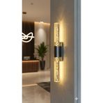 BACKHOME Bubblelight Small 31 cm Modern Tasarım LED Aplik - Duvar Lambası - Antrasit Gri - Pilli - Günışığı