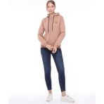 Backpacker Kadın Sweatshirt Kapüşonlu Fermuarlı Bej - XL / Regular