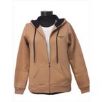 Backpacker Kadin Sweatshirt Kapusonlu Fermuarli Bej