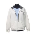 Backpacker Kadın Sweatshirt Kapüşonlu Fermuarlı Ekru Ekru M