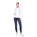 Backpacker Kadın Sweatshirt Kapüşonlu Fermuarlı Ekru Ekru S
