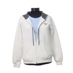 Backpacker Kadin Sweatshirt Kapusonlu Fermuarli Ekru