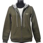 Backpacker Kadın Sweatshirt Kapüşonlu Fermuarlı Haki - L / Regular