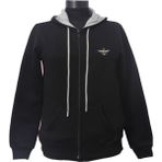Backpacker Kadın Sweatshirt Kapüşonlu Fermuarlı Siyah - 010 - Siyah - XL / Regular