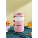 Backpacker Paslanmaz Çelik Yemek Kutusu 1800ML Peme - 1,8 lt - Pembe