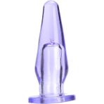 Backpart Yumuşak Silikon 6cm Anal Tıkaç - Mor