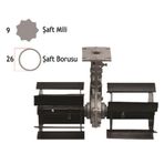 Baco Bc-260700 26 mm 9 Köşe Tırpan Ot Sıyırma Aparatı