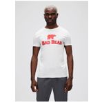 Bad Bear 19.01.07.002 Baskılı Beyaz - Kırmızı Erkek T-Shirt