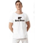 Bad Bear 19.01.07.002 - Tee Erkek Tişört - XXL - Siyah - Beyaz