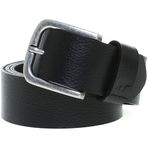Bad Bear 20.01.01.004-C01 Point Belt Siyah Deri Erkek Kemer 120 Siyah