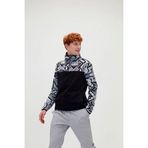 Bad Bear 210221007-NGT Siyah Mirage Half Zip Erkek Sweatshirt