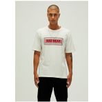 Bad Bear 22.01.07.047 MESH Bisiklet Yaka Baskılı Antrasit Erkek T-Shirt