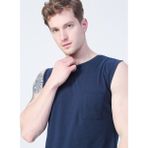 Bad Bear 22.01.23.002 Tribe Tank-Top Düz Yaka Normal Kalıp Düz Lacivert Erkek Atlet