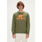 Bad Bear 22.02.12.007 Logo Crewneck Yeşil Erkek Sweatshirt