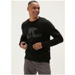 Bad Bear 22.02.12.007 Siyah Logo Crewneck Erkek Sweatshirt