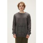 Bad Bear 22.02.12.017-C118 Gri Kangaroo Crewneck Erkek Sweatshirt