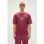 Bad Bear 23.01.07.007 Re-Finger Baskılı Bordo Erkek T-Shirt