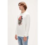 Bad Bear 23.02.12.019 Beyaz Rebel Crewneck Erkek Sweatshirt