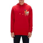 Bad Bear 230212005 Rainbow Kırmızı Hoodie Erkek Kazak