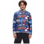 Bad Bear 24.02.21.001 Drew Full Zip Polar Mavi Erkek Sweatshirt