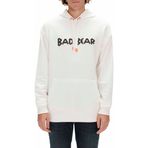 Bad Bear 3D Bad Erkek Beyaz Uzun Kol Kapüşonlu Sweatshirt, S