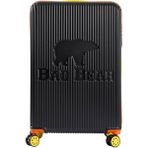 Bad Bear 95 Lt Siyah Büyük Boy Tekerlekli ABS Valiz Dayanıklı Malzeme ile Seyahat İçin İdeal