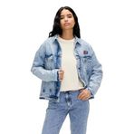 Bad Bear Adelina Ocean Blue Kadın Denim Ceket, S