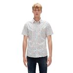Bad Bear Anchor Erkek Beyaz Desenli Gömlek, S, 230130001-WHT