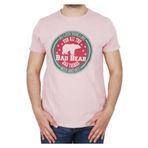 Bad Bear Bad Things Pembe Erkek Tişört