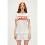 Bad Bear Badbear Alıana Kadın T-Shırt Şeker Beyaz - M