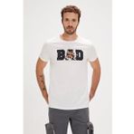 Bad Bear Bang T-Shırt Off-Whıte Erkek Tisort Beyaz S-Xxl