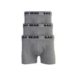 Bad Bear Basıc 3'lü Gri Melanj Erkek Boxer