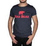 Bad Bear Bear Tee T-Shirt Antrasit Logo Baskılı Erkek Tişört - M
