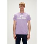 Bad Bear Bear Tee T-Shirt Lavanta Mor Logo Baskılı Erkek Tişört - 2XL
