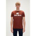 Bad Bear Bear Tee T-Shirt Woody Kahverengi Logo Baskılı Erkek Tişört - XL