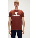 Bad Bear Bear Tee T-Shirt Woody Kahverengi Logo Baskılı Erkek Tişört