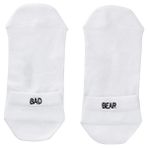 Bad Bear Beyaz Çorap Bad Ankle Konforlu Tasarım 35 - 38 Beden Yumuşak Doku ile Rahatlık