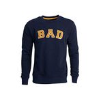 Bad Bear Bisiklet Yaka Uzun Kollu Nakışlı Lacivert Erkek Sweatshirt L