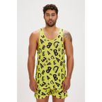 Bad Bear Bling Yeşil Erkek Atlet - M
