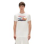 Bad Bear Boss Fight T-Shirt Off-White Beyaz Baskılı Erkek Tişört