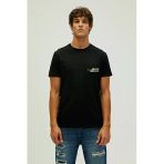 Bad Bear Collectıve T-Shirt Night Erkek Bisiklet Yaka Siyah Tişört