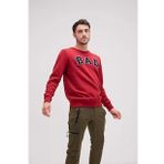 Bad Bear Convex Crewneck Bad Bordo Erkek Sweatshirt