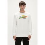 Bad Bear Crayon Crewneck Off-White Beyaz Erkek Sweatshirt - M