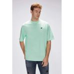 Bad Bear Damon Su Yeşili Erkek Oversize Tişört