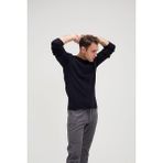 Bad Bear Dapple Knit Lacivert Bisiklet Yaka Erkek Triko Kazak - XL
