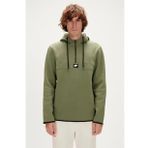 Bad Bear Defence Half-Zıp Hoodıe Thyme Haki Erkek Sweatshirt
