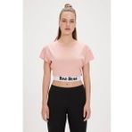 Bad Bear Della Pembe Baskılı Kadın T-shirt