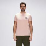 Bad Bear Draco Erkek Pembe Yuvarlak Yaka Tişört