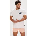 Bad Bear Dustin Beyaz Baskılı Erkek T-shirt