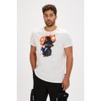 Bad Bear Epic Bear Beyaz Baskılı Erkek Tişört - 2XL